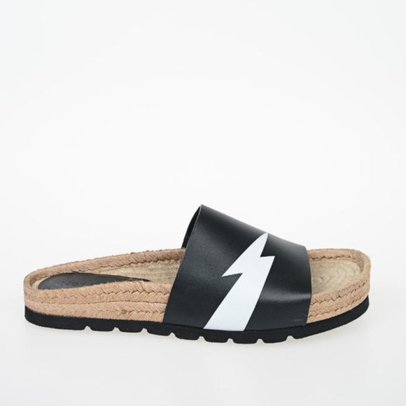 Neil Barrett Thunder Printed Sandals